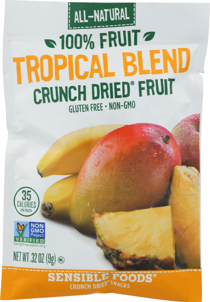 Tropical Blend 100% Fruit Crunch Dried Snacks, Tropical Blend - 813367020105