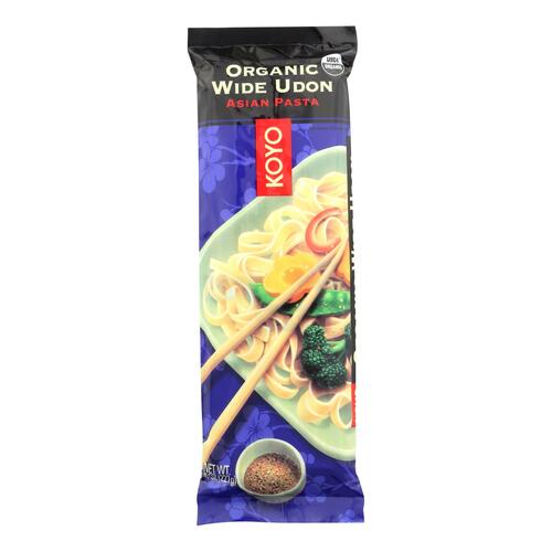 Koyo Organic Wide Udon Noodles - Case Of 12 - 8 Oz - 0813551001040