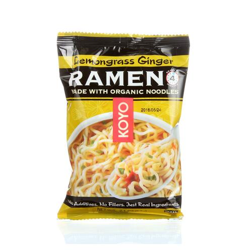 Koyo Lemongrass Ginger Ramen - Case Of 12 - 2.1 Oz - 813551002122