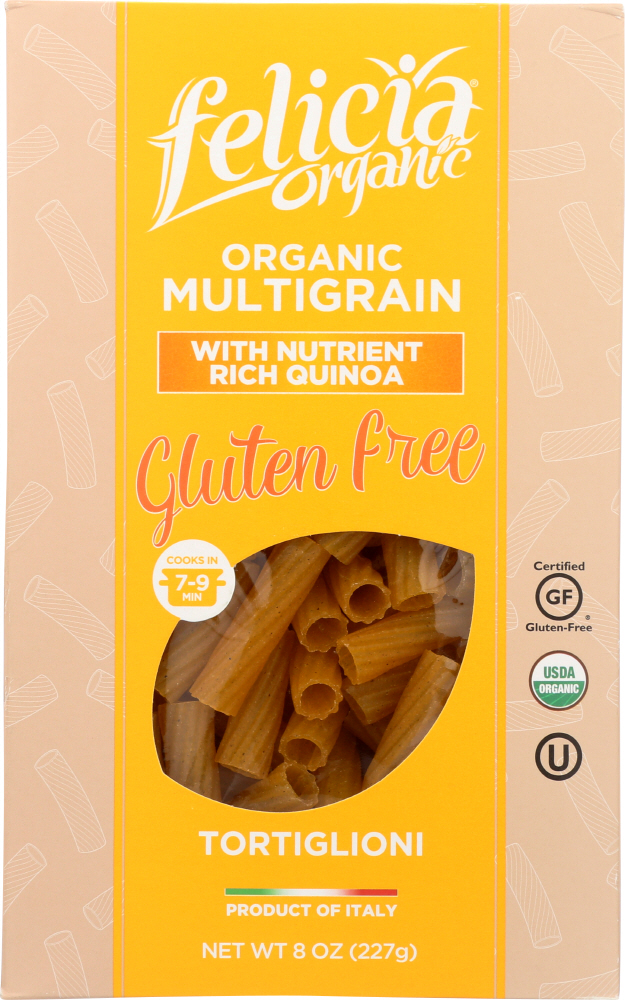 FELICIA ORGANIC: Tortiglioni Multigrain, 8 oz - 0813616020184