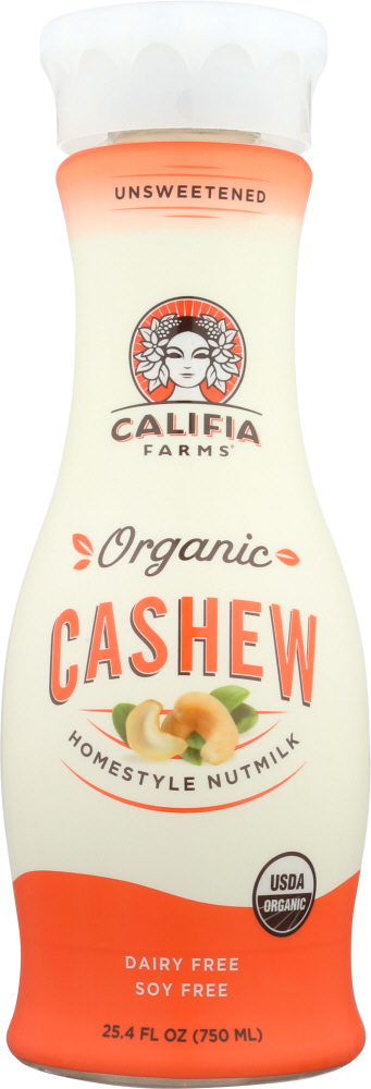 Organic Cashew Homestyle Nutmilk, Unsweetened - 813636020522