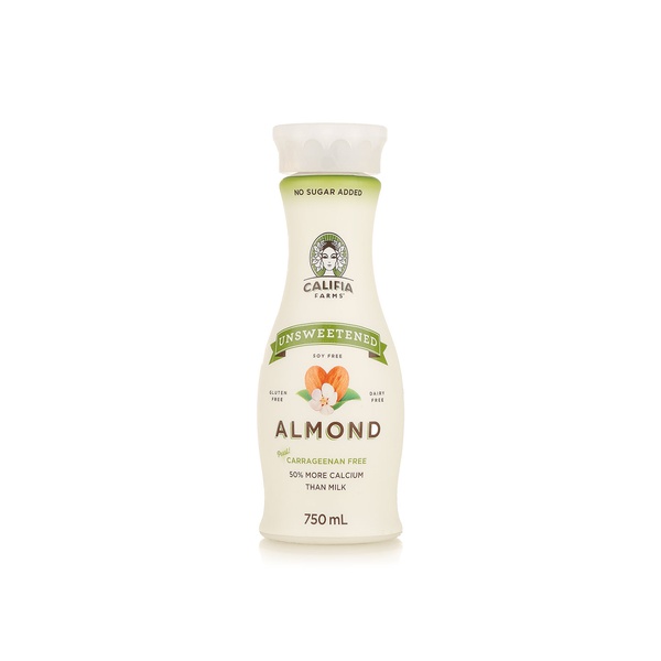 Califia Farms almond unsweetened milk 750ml - Waitrose UAE & Partners - 813636020720