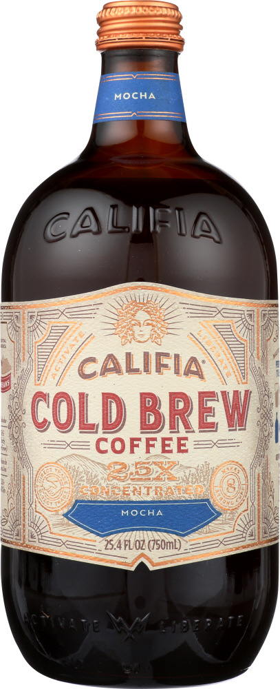 CALIFIA: Concentrated Cold Brew Coffee Mocha, 25.4 oz - 0813636020812