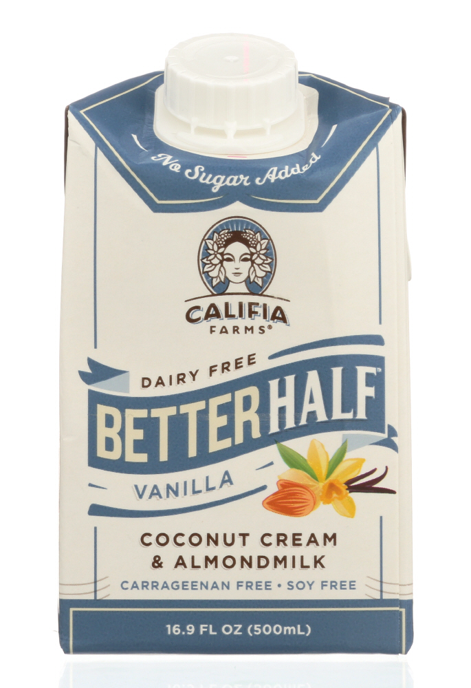 CALIFIA: Better Half Vanilla Creamer, 16.9 oz - 0813636020836