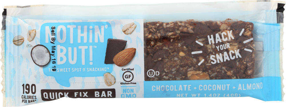 NOTHIN BUT: Bar Chocolate Coconut Almond, 1.4 oz - 0813819020028