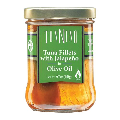 Tuna Fillets With Jalapeno In Olive Oil - 813958009915