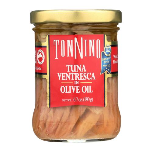 Tonnino Tuna Ventresca - Olive Oil - Case Of 6 - 6.7 Oz. - tuna