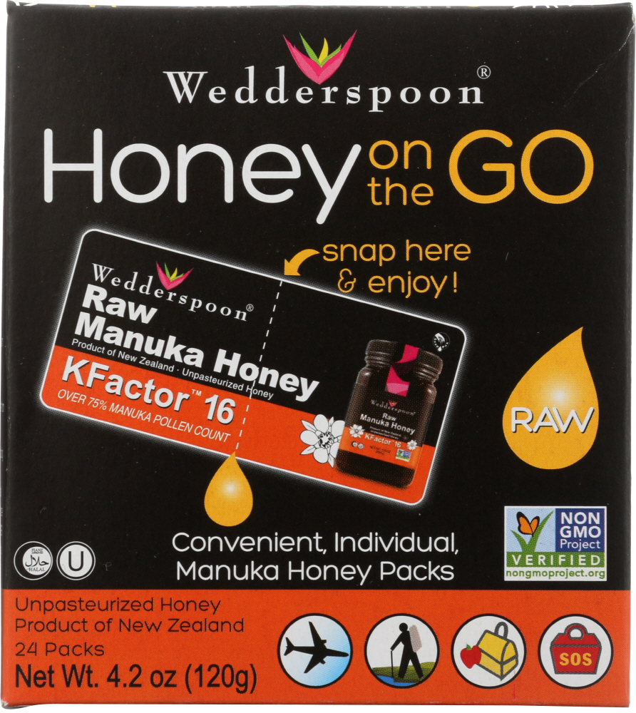 Wedderspoon, Raw Manuka Honey - 814422020313