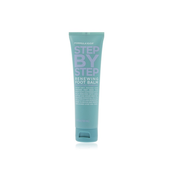 Formula 10.0.6 step by step renewing eucalyptus foot balm 100ml - Waitrose UAE & Partners - 814627024970