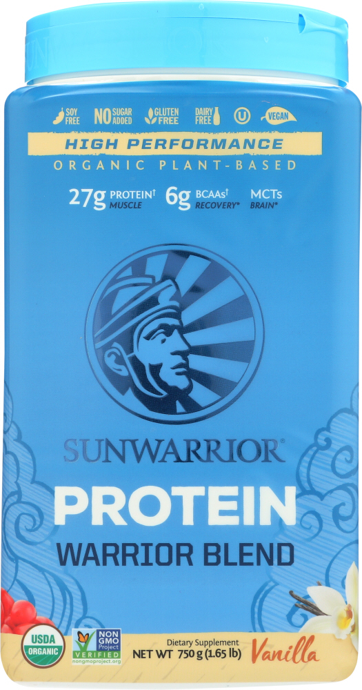 SUNWARRIOR: Warrior Blend Protein Powder, 750 gm - 0814784024318