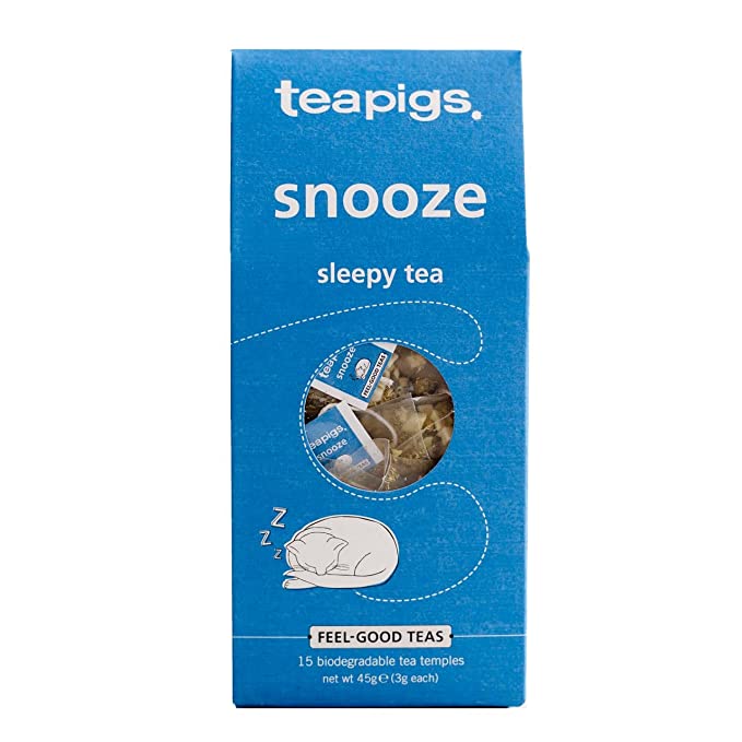 Teapigs Organic Snooze Herbal Tea Made With Whole Herbs and Fruits (1 Pack Of 15 Tea Bags)  - 814910010321