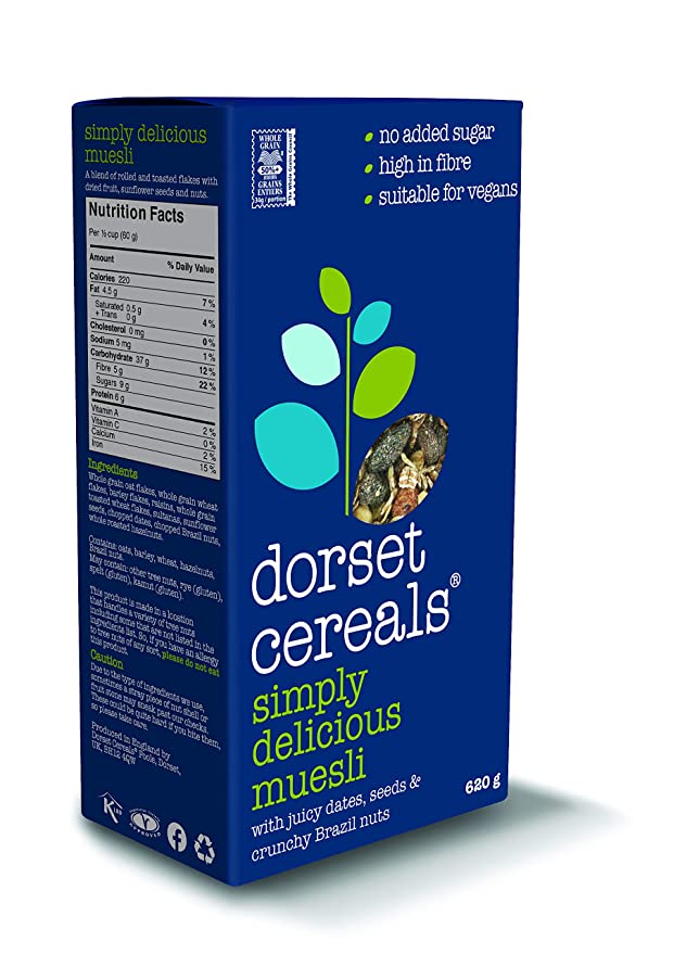 DORSET Simply Delicious Muesli, 620 GR - 814930010127