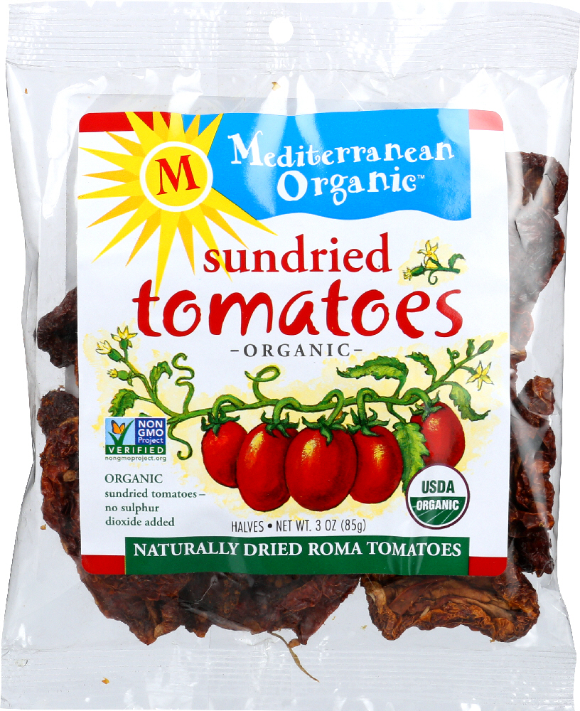 Mediterranean Organic Organic Sundried Tomatoes - Case Of 12 - 3 Oz - 814985000135