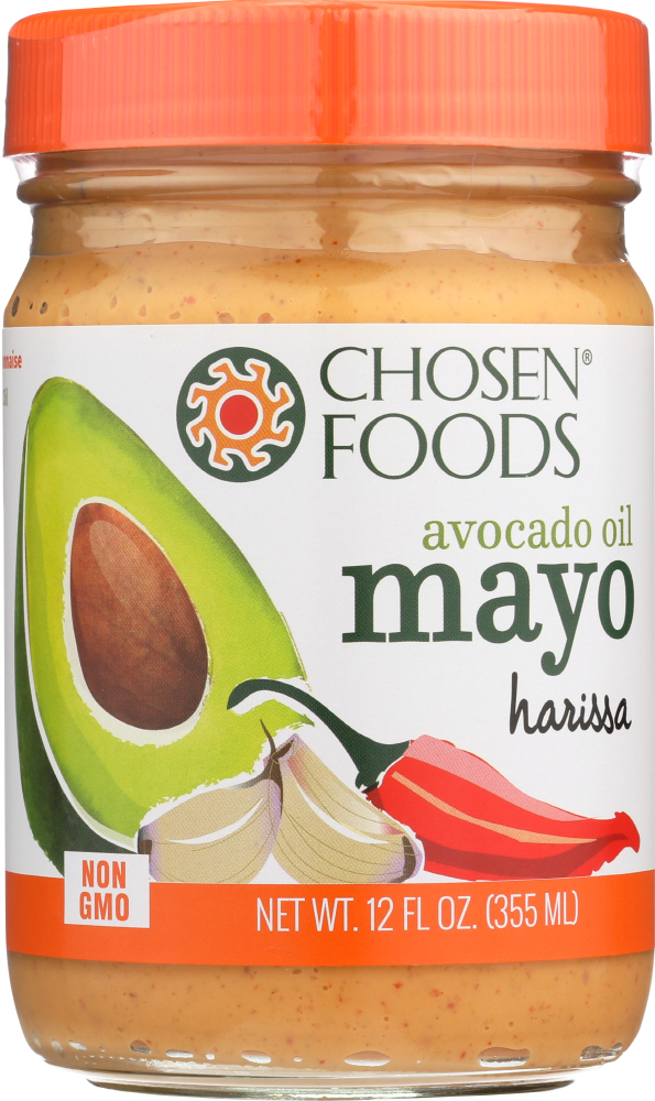 100% Avocado Oil Based Harissa Mayo, Harissa - 815074020324
