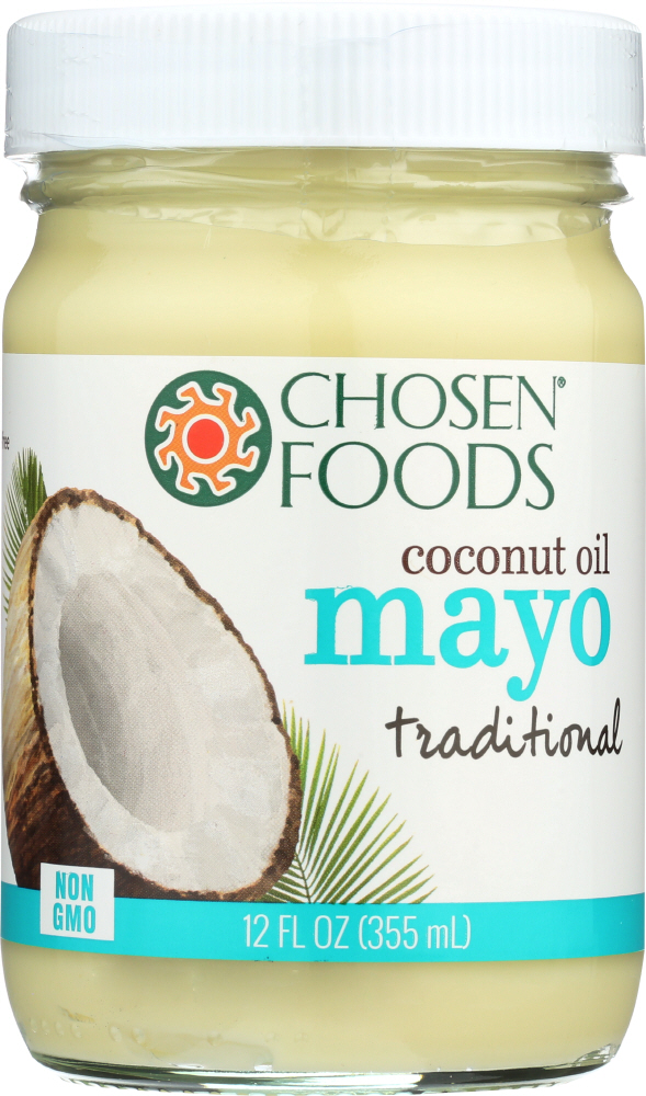 Chosen Foods - Coconut Oil Mayo - Case Of 6 - 12 Fl Oz. - 815074020409