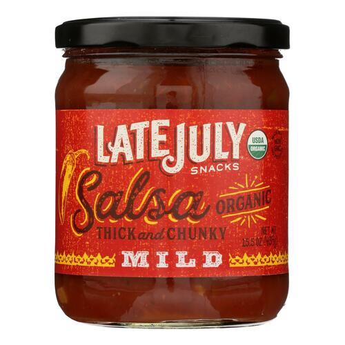 Late July Snacks Salsa - Mild - Case Of 12 - 15.5 Oz. - 815099020460