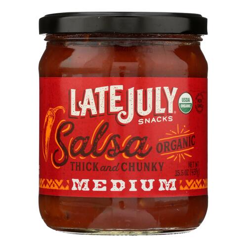 Organic Medium Thick And Chunky Salsa Snacks, Medium - 815099020477