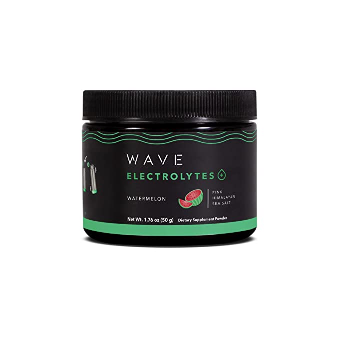 WAVE Electrolyte Powder 16 Serving Container Watermelon Drink Mix - 815105025663