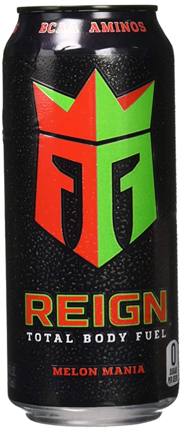  Reign Total Body Fuel Melon Mania Energy Drink, 16 Fl Oz  - 815154021647