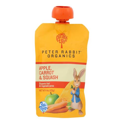PETER RABBIT: Baby Carrot Squash Apple Organic, 4.4 oz - 0815367010001