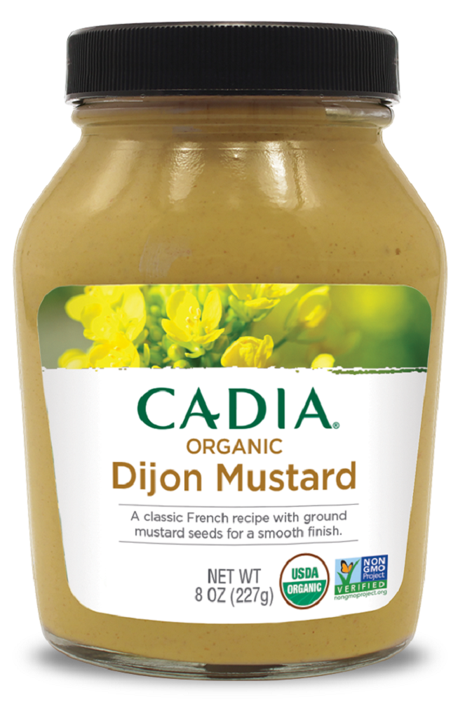 CADIA: Organic Dijon Mustard, 8 oz - 0815369012133
