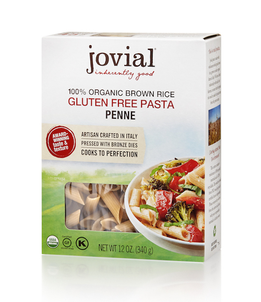 Jovial - Pasta - Organic - Brown Rice - Penne Rigate - 12 Oz - Case Of 12 - 0815421011227