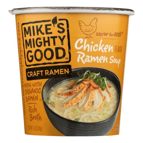 MIKES MIGHTY GOOD: Soup Cup Chicken Organic, 1.6 oz - 0815677022060