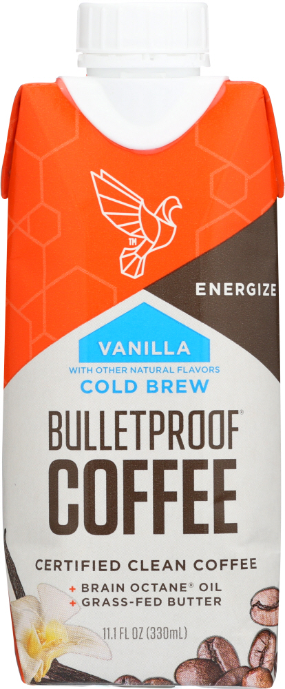 BULLETPROOF: Coffee Cold Brew Vanilla,11.1 fo - 0815709022655