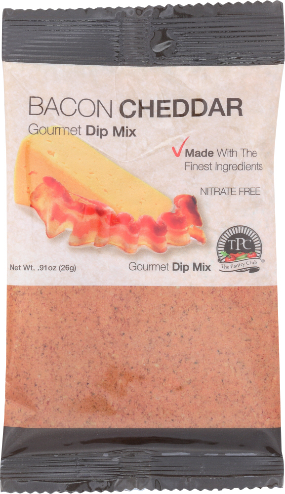 PANTRY CLUB: Mix Bacon Cheddar Gourmet Dip, 0.91 oz - 0816007010481