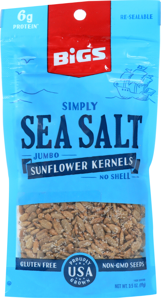 BIGS: Sea Salt Jumbo Kernels, 3.5 oz - 0816012011725