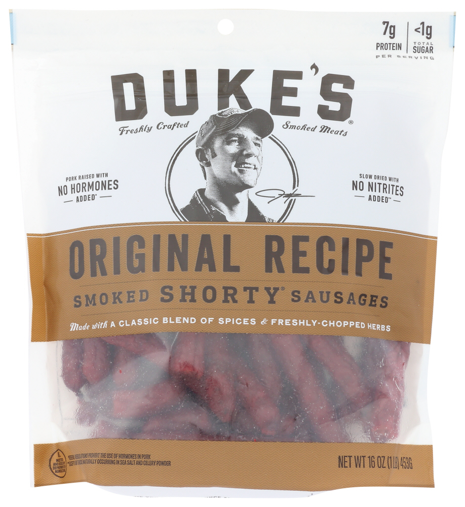 DUKES: Sausages Smoked Original, 16 oz - 0816012011824