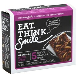 Eat Think Smile Granola Bars - 816031010020