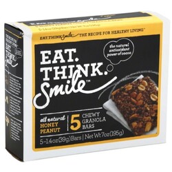 Eat Think Smile Granola Bars - 816031010228