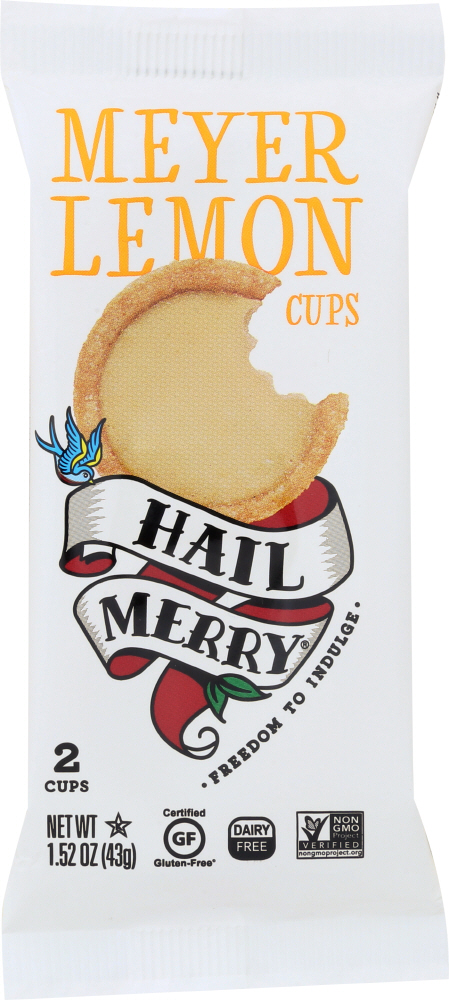 HAIL MERRY: Meyer Lemon Mini Tarts, 1.52 oz - 0816247011446