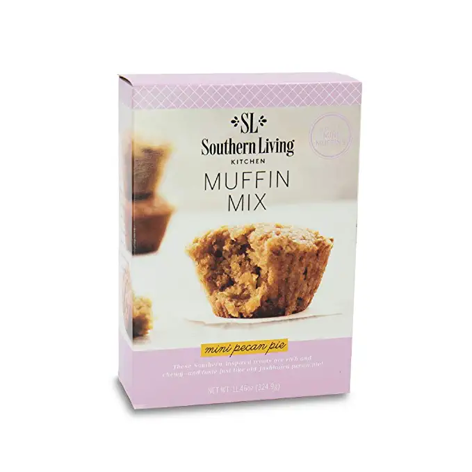 Gourmet Pecan Pie Muffin Mix by Southern Living – Rich, Moist, Chewy, Nutty Mini Pecan Pie Muffin/Cupcake Mix - 816277012895