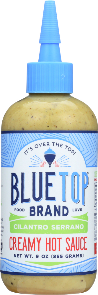 BLUE TOP BRAND: Sauce Cilantro Serrano, 9 oz - 0816277020067