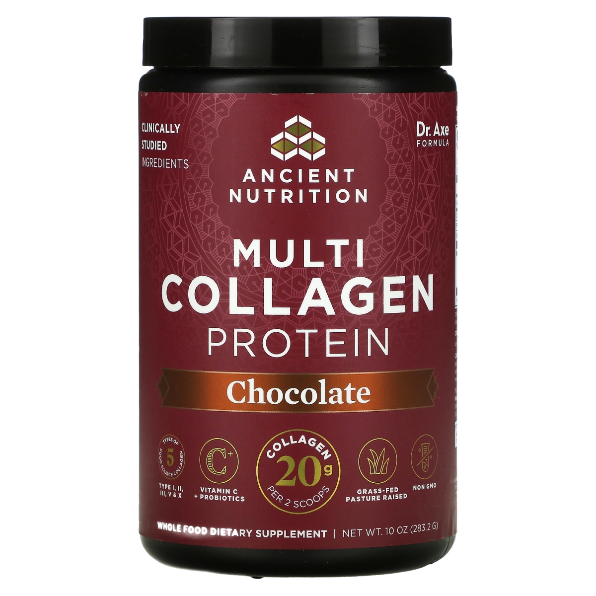 Multi Collagen Protein, Half Size - 314 g (Chocolate) - 816401022202