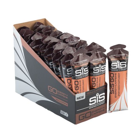 SCIENCE IN SPORT Energy Caffeine Gels, 22g Fast Acting Carbohydrates, Performance & Endurance Sport Energy Gels with 150mg of Caffeine, Double Espresso - 2 oz - 30 Pack (B0768MZK2J) - 816435020724