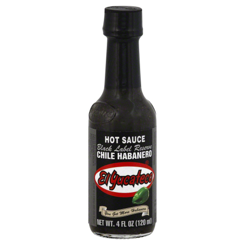 EL YUCATECO: Sauce Hot Chile Habanero, 4 oz - 0816493017988