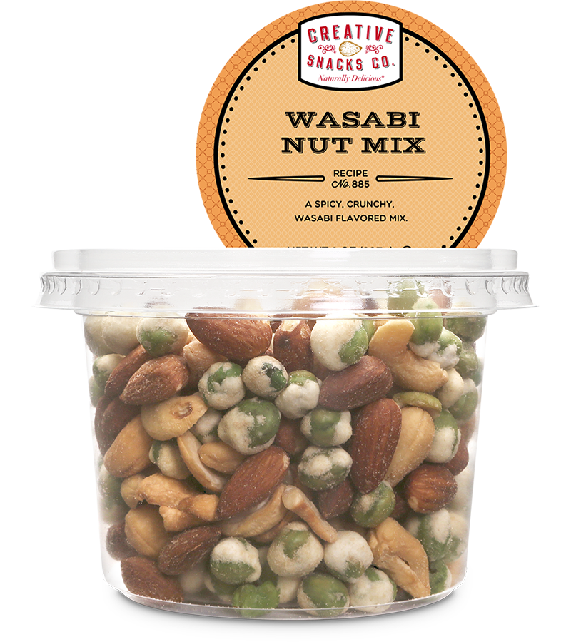 Creative Snacks Co., Wasabi Nut Mix, A Spicy, Crunchy, Wasabi - 816512010976