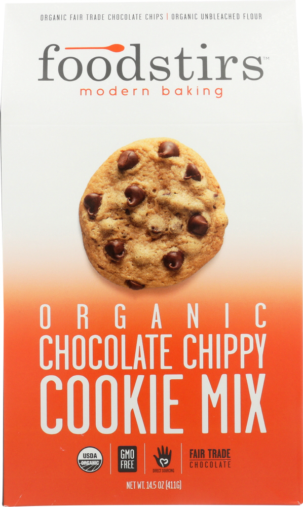 FOODSTIRS: Organic Chocolate Chippy Cookie Mix, 14.5 oz - 0816524020000