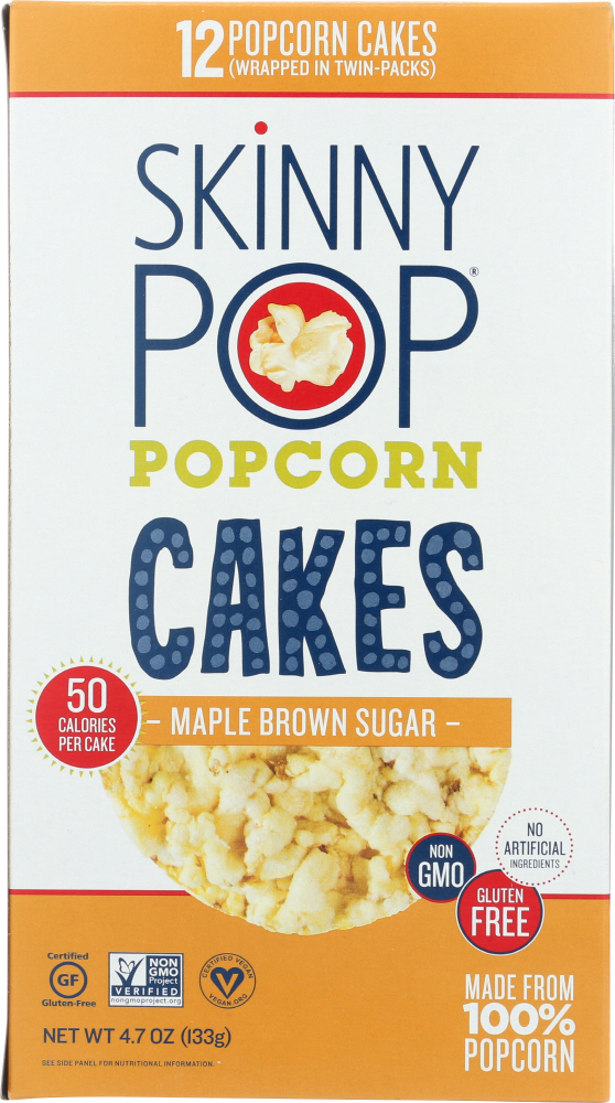 Maple Brown Sugar Popcorn Cakes, Maple Brown Sugar - 816925020005