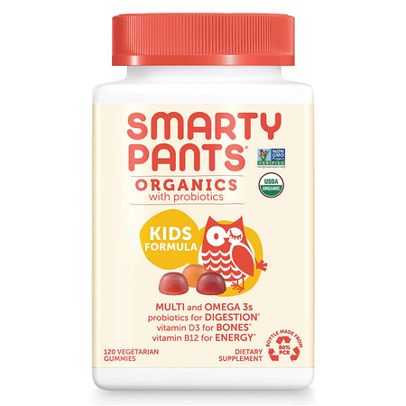 SmartyPants Organic Kids Formula Gummy Multivitamin 120 Count - 817053020790