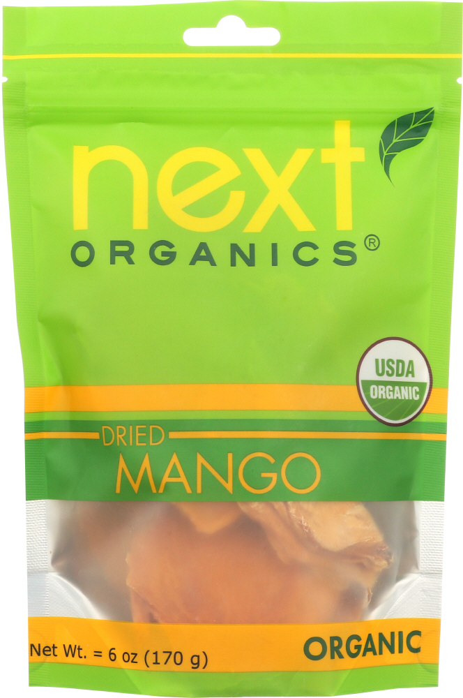 NEXT ORGANICS: Mango Dried Organic, 6 oz - 0817582000904