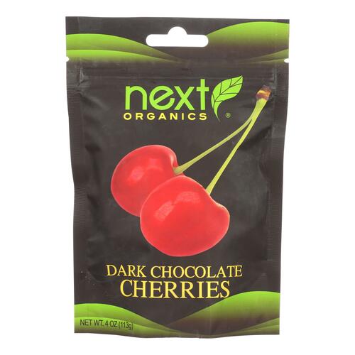 NEXT ORGANICS: Dark Chocolate Covered Cherry, 4 oz - 0817582152009