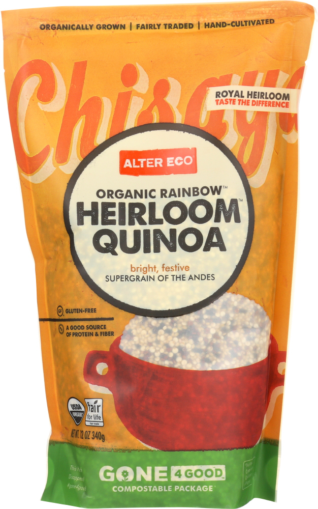 Alter Eco Americas Quinoa - Organic Rainbow Heirloom - Case Of 6 - 12 Oz. - 817670010792