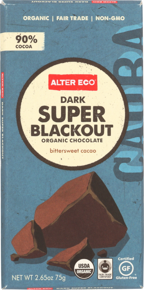 Deepest Dark Super Blackout Organic Chocolate, Deepest Dark Super Blackout - 817670011089