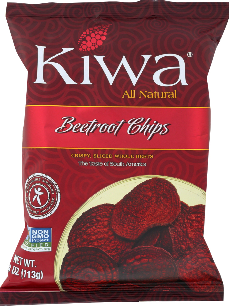 KIWA CHIPS: Chips Beetroot, 4 oz - 0817703010300