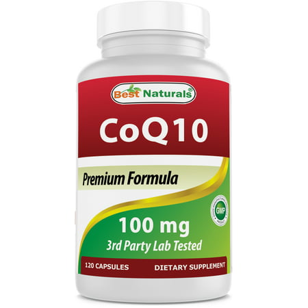 Best Naturals CoQ10 100 mg 120 Capsules | Supports Cardiovascular Health - 817716012766