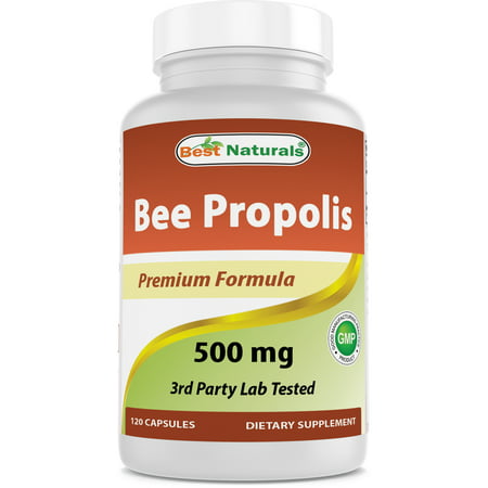 Best Naturals Bee Propolis 500 mg 120 Capsules - 817716013732